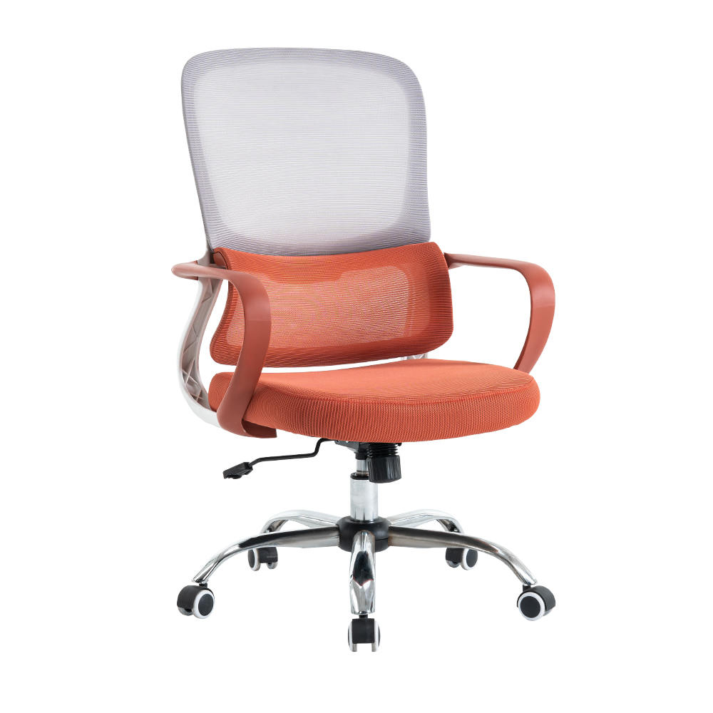 5129 Kursi Kantor Sandaran Tangan Tetap Kursi Komputer Rumah Kursi Bersirkulasi Jaring Pengangkat Berputar